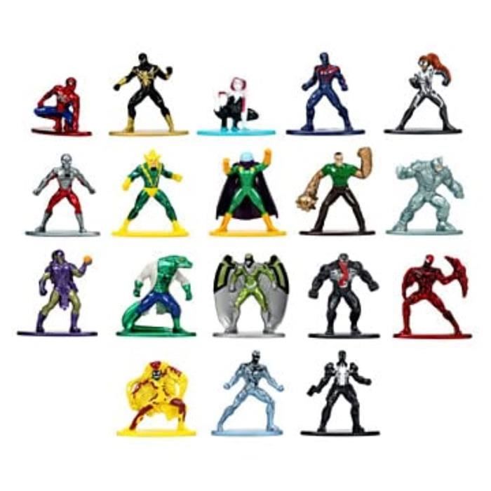 Spiderman box set - SIMBA.DICKIE.GROUP - 18 4cm metal figurines - Multicolor - White - Child