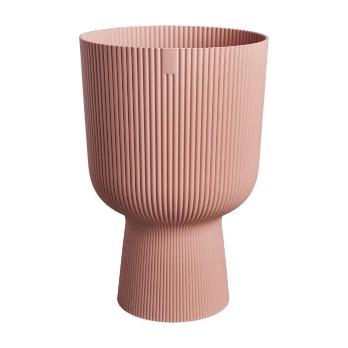 Flower pot - Elho - Vibes Fold Coupe - Pink - L 30 x W 29.5 x H 45 cm - Indoor - 100% recycled