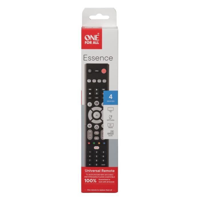 ONE FOR ALL universal remote control - URC1242  Essence Basic 4in1