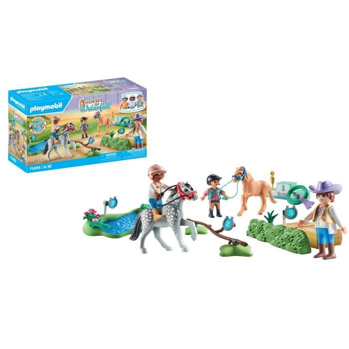PLAYMOBIL 71495 Pony Riders and Show Jumping