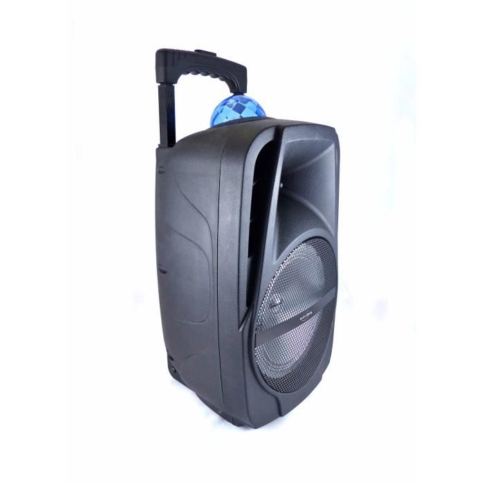 INOVALLEY KA116BOWL - 450W Bluetooth light speaker - Karaoke function - Multicolored LED kaleidoscope ball - USB port