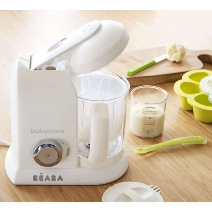 BEABA Babycook Solo Baby Robot White & Silver