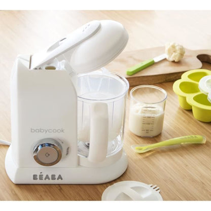 BEABA Babycook Solo Baby Robot White & Silver