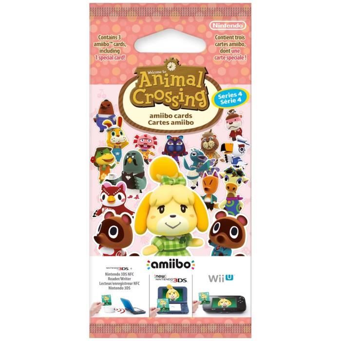 Pack of 3 Animal Crossing Cards Series 4