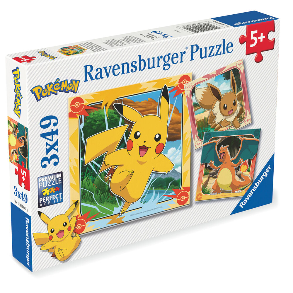 Pokemon puzzle 3x39pcs