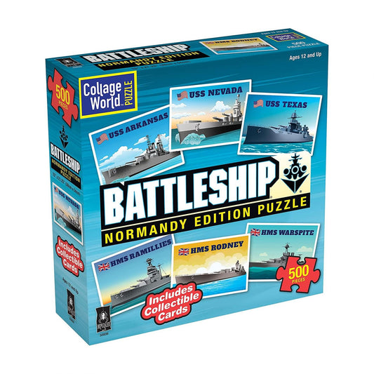 Battleship Normandy Edition 500 Piece Jigsaw Puzzle
