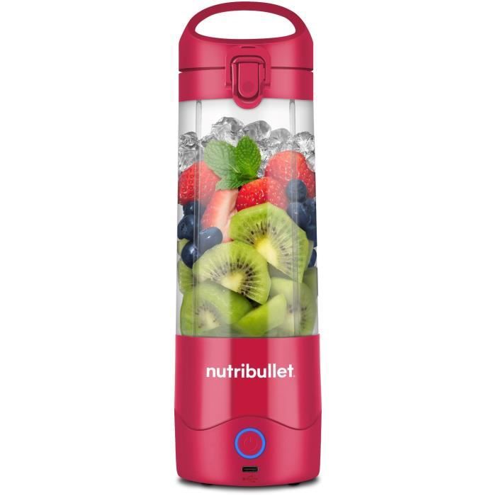 Portable blender - NutriBullet - NBP003MA - 70W - 0.475L - Magenta - 1 bottle included