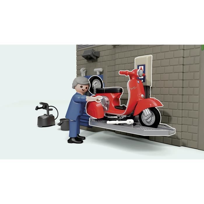 PLAYMOBIL - 71620 - Vespa Retro Garage