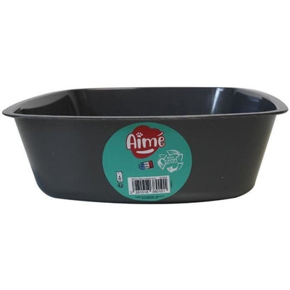 AIME Litterbox without rim - rounded edges - 43 x 31 x 10 cm - for cat