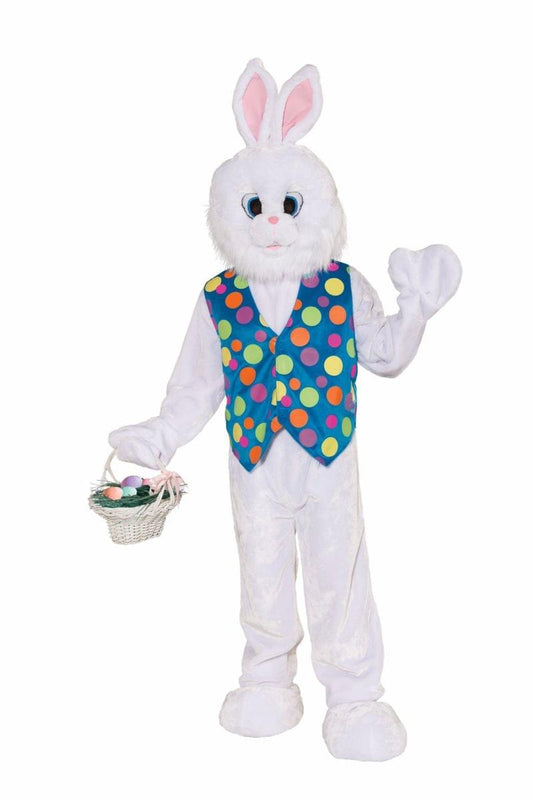 Funny Easter Bunny Plush Adult Costume One Size Fits Most
