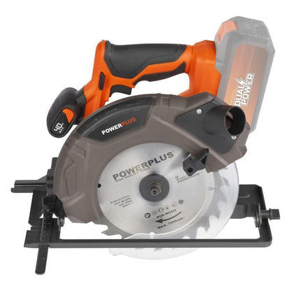 Wireless Circular saw 40V Ø185mm - Dual Power Powdp25230 - Delivered without battery or charger