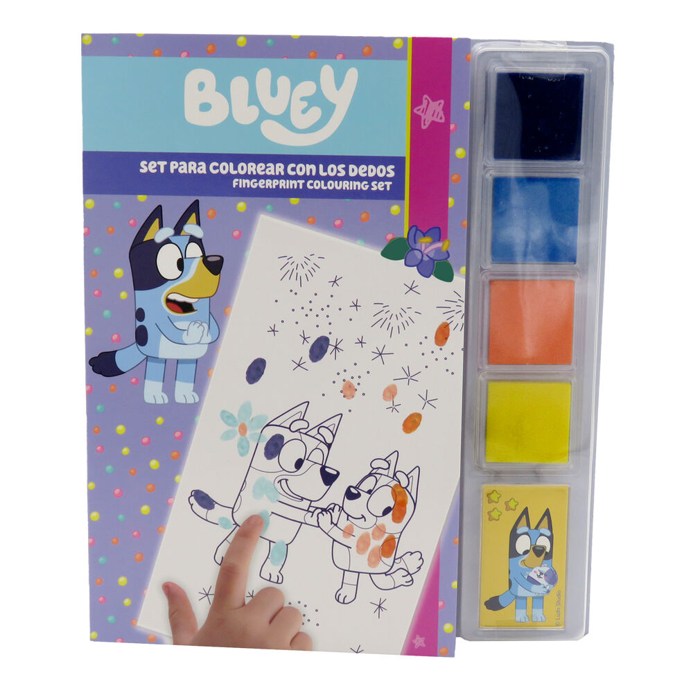 Bluey Finger painting set