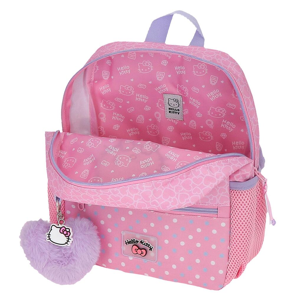 Hello Kitty Hearts & Dots adaptable backpack 28cm