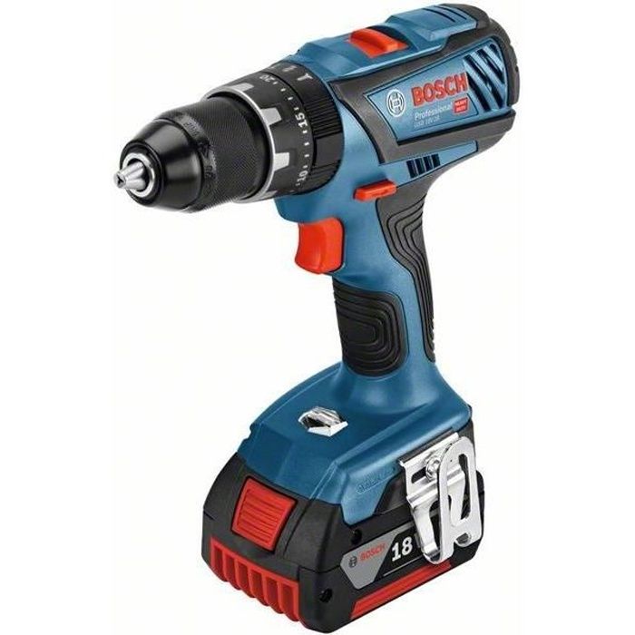 Wireless screwdriver Bosch Professional GSB 18V-28 (2 4.0Ah batteries, Gal 18v40 charger, L-Case box)