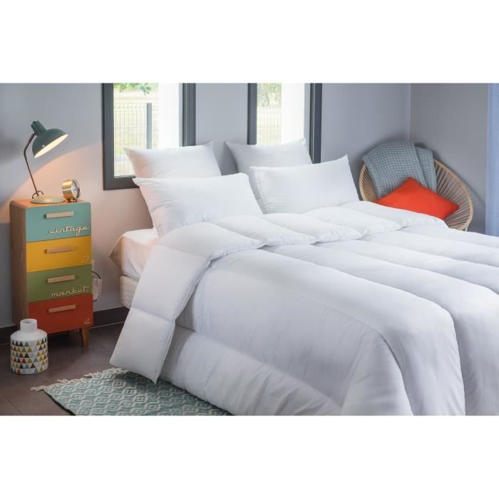 BLANREVE Percale very warm duvet - Anti-mites - 420g / m² - 240x260cm