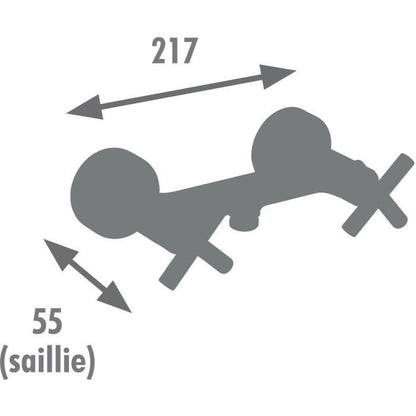 Edouard Rousseau - NANKA Shower Mixer - Black