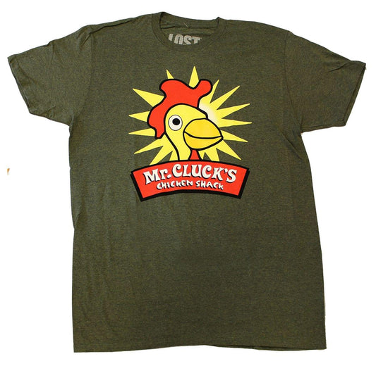 Lost "Mr. Cluck's Chicken" Men's Green T-Shirt - Small