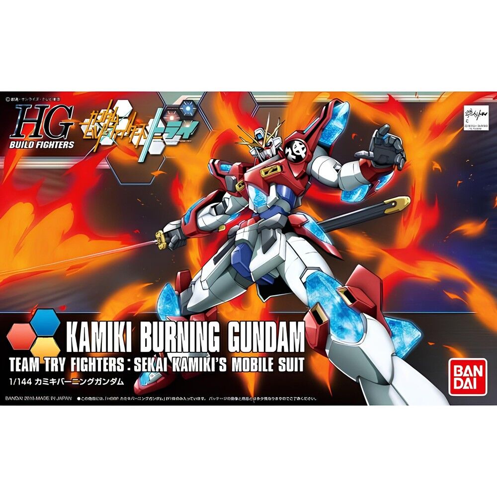 Gundam Build Fighters Try Kamiki Burning Gundam figure