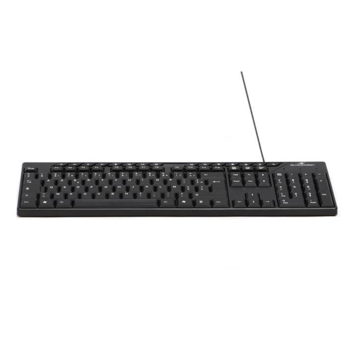 Keyboard Mouse Pack - BLUESTORK - MEDIA OFFICE - Wired - Azerty - Windows Compatible - Black