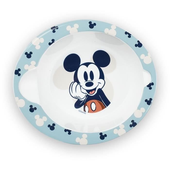 MICROWAVE MEAL SET BOWL + MICKEY SPOON
