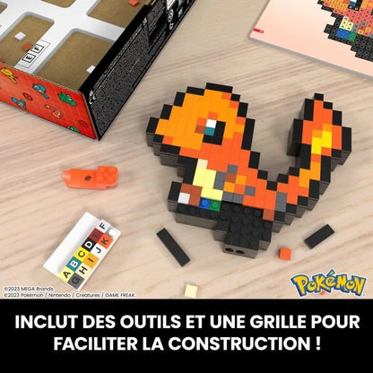 MEGA Pokémon Charmander 349-Piece Retro Building Set - MEGA Pokémon - HTH76