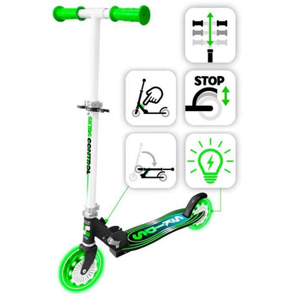 STAMP SKIDS CONTROL folding scooter with light wheels