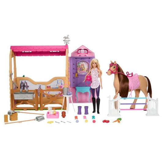 BARBIE Barbie Mysteries: The Great Horse Chase - Ultimate Stable Playset - Barbie - HXJ44