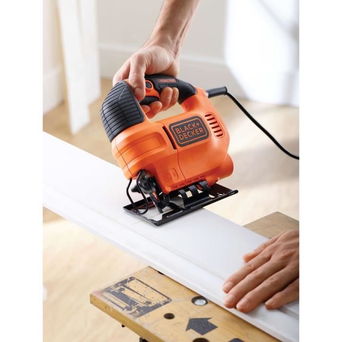 Black+Decker Sweeping Sweeping Shape Fire 520W KS701E-QS Variable speed at the trigger