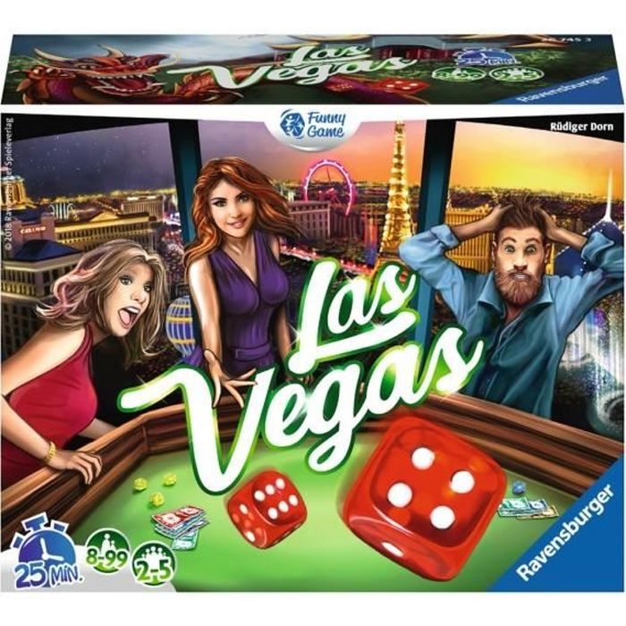 RAVENSBURGER Las Vegas Board Game and Ambience