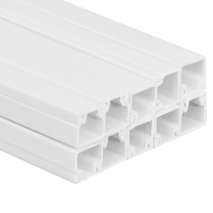 Cable Trunking 0.8"x0.4" 32.8' PVC