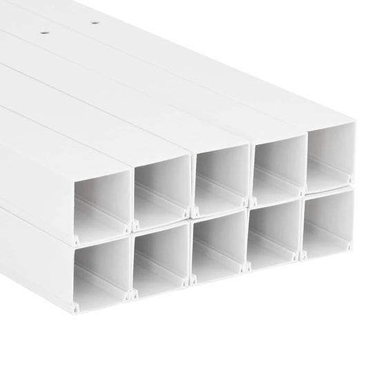 Cable Trunking 1.6"x1" 32.8' PVC