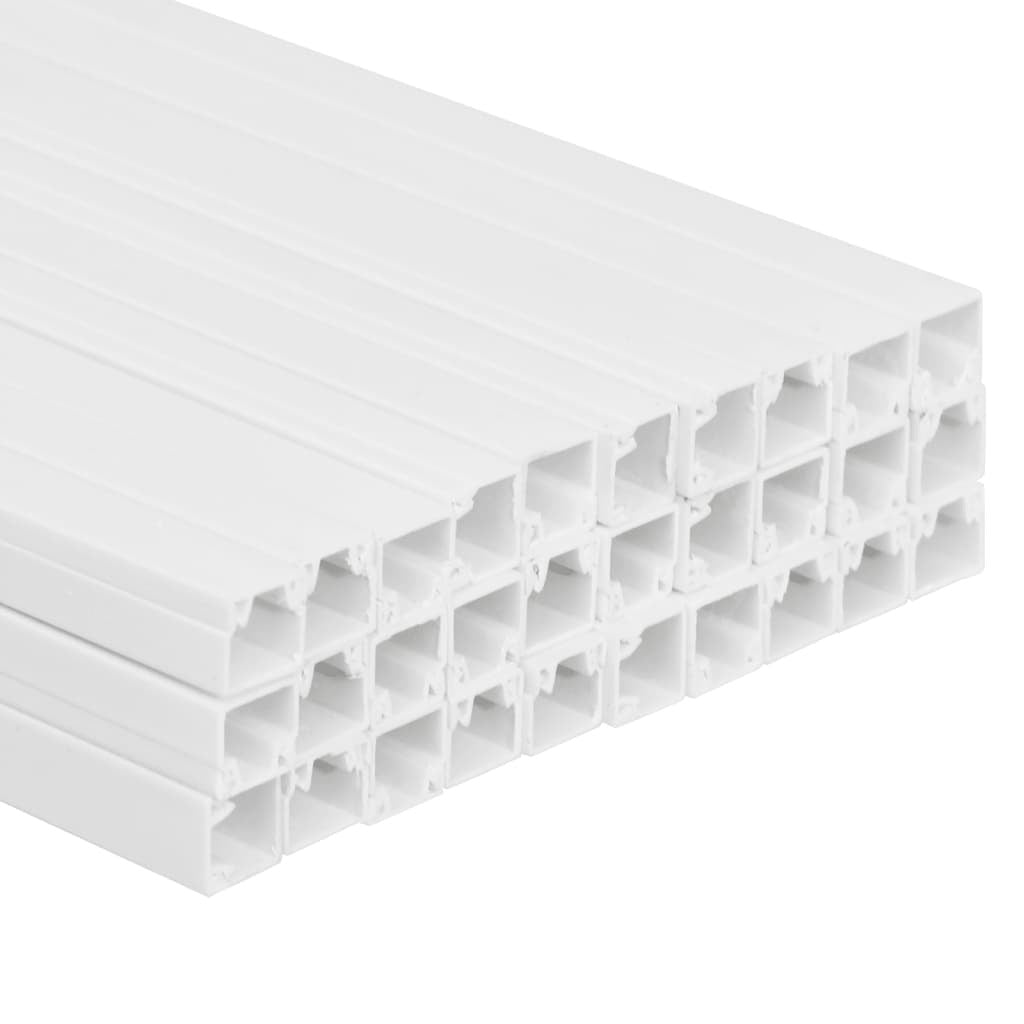 Cable Trunking 0.8"x0.4" 98.4' PVC