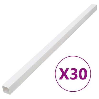 Cable Trunking 2.4"x1.6" 98.4' PVC