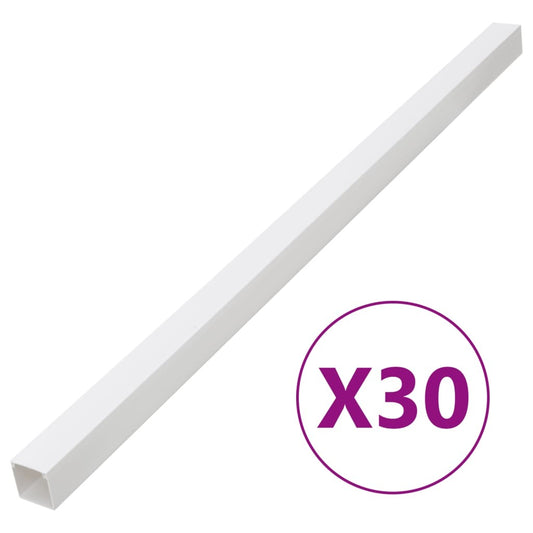 Cable Trunking 2.4"x1.6" 98.4' PVC