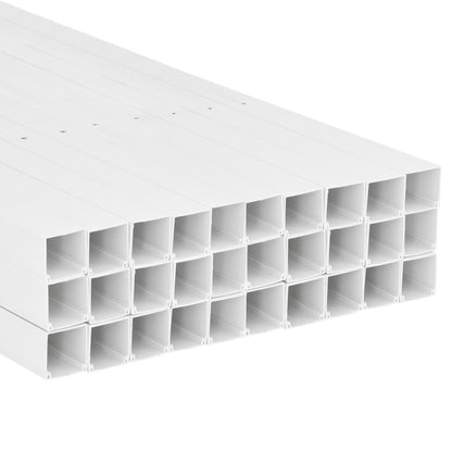 Cable Trunking 2.4"x1.6" 98.4' PVC