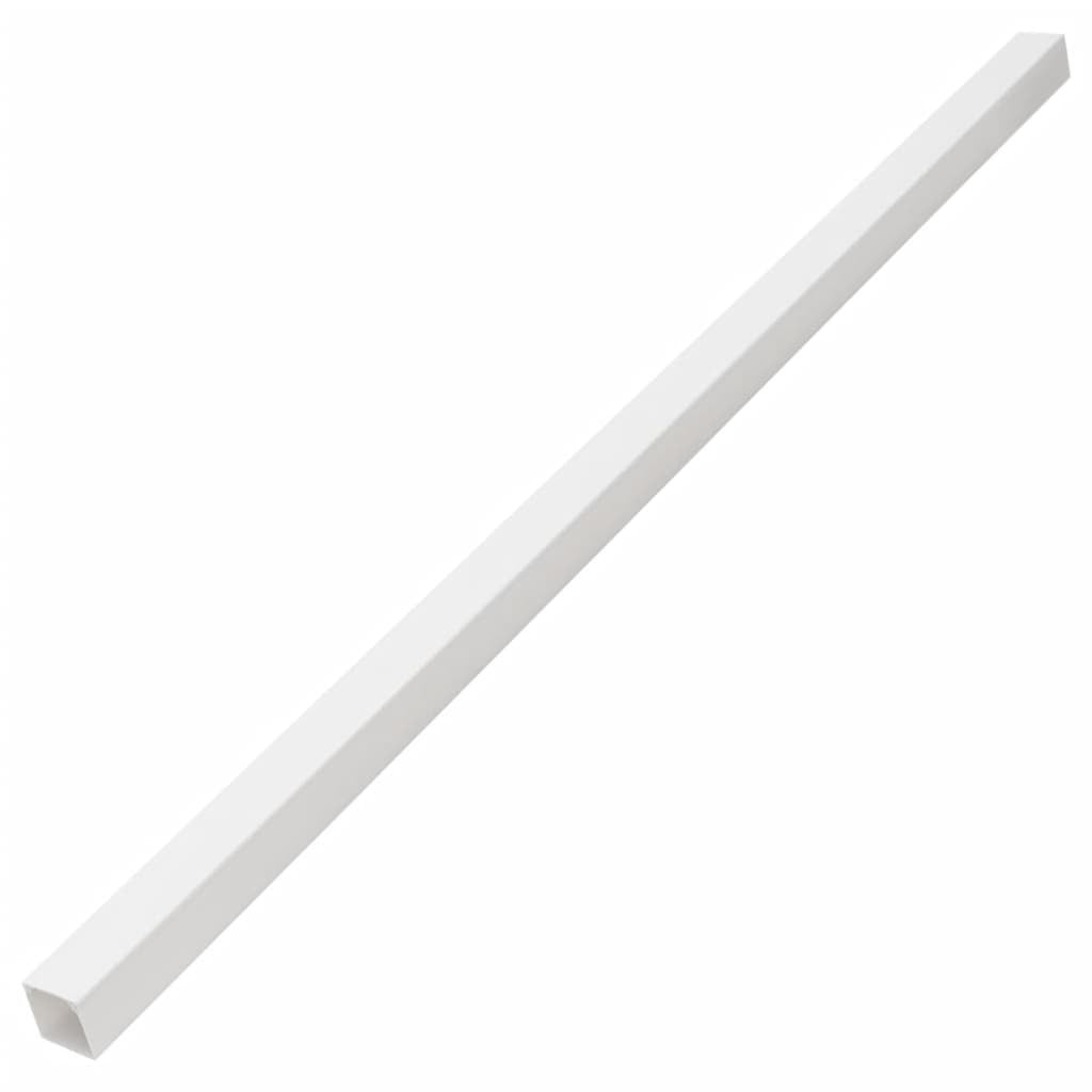 Cable Trunking Self-Adhesive 0.4"x0.4" 32.8' PVC