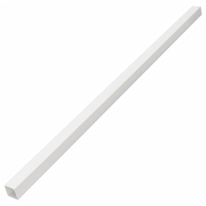 Cable Trunking Self-Adhesive 0.4"x0.4" 32.8' PVC