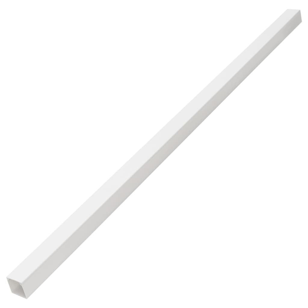 Cable Trunking Self-Adhesive 1.2"x0.8" 32.8' PVC