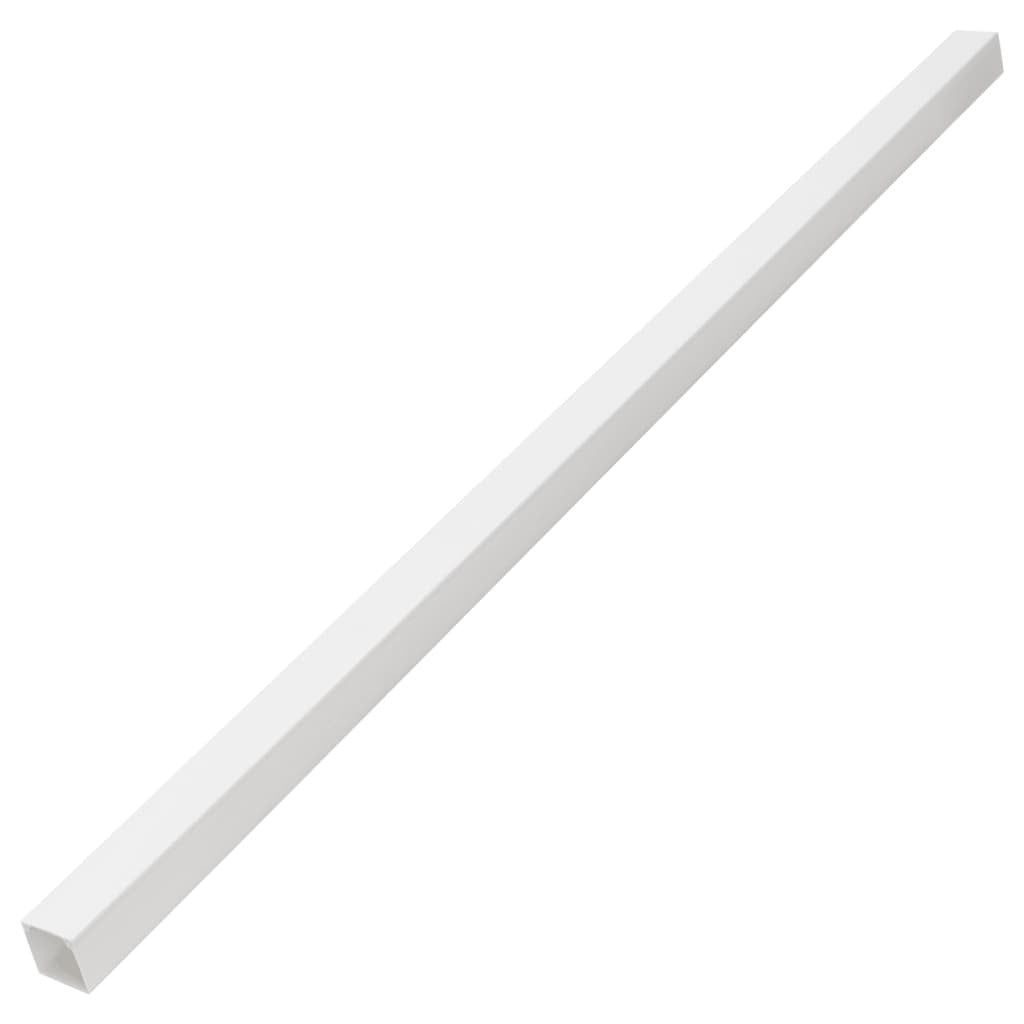 Cable Trunking Self-Adhesive 0.4"x0.4" 98.4' PVC