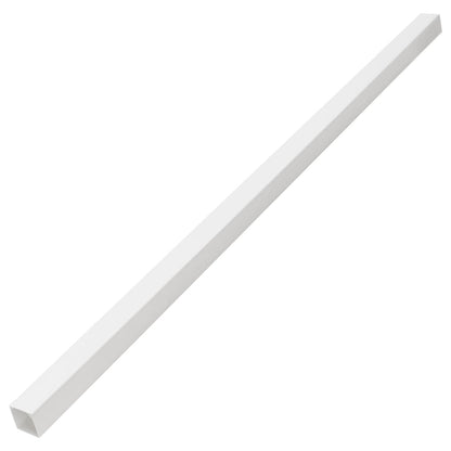 Cable Trunking Self-Adhesive 0.4"x0.4" 98.4' PVC