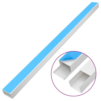 Cable Trunking Self-Adhesive 2.4"x1.6" 98.4' PVC