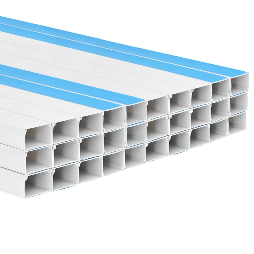 Cable Trunking Self-Adhesive 2.4"x1.6" 98.4' PVC