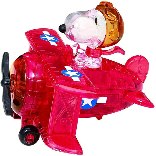 Peanuts Snoopy Flying Ace 39 Piece 3D Crystal Puzzle
