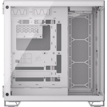 PC case - CORSAIR - 6500X Tempered Glass Mid-Tower Dual Chamber - White