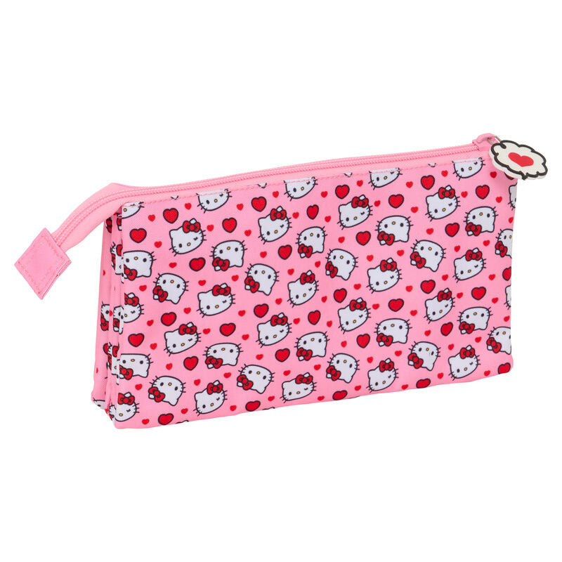 Hello Kitty triple pencil case