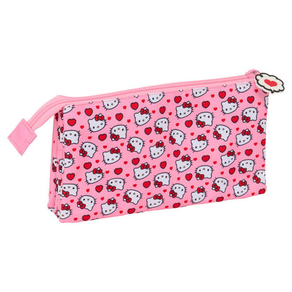 Hello Kitty triple pencil case
