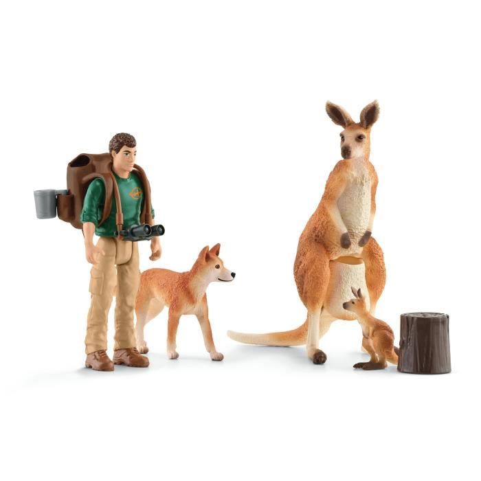 Adventures in Oceania box set, wild animal figurines, Schleich 42550 Wild Life, For children from 3 years old