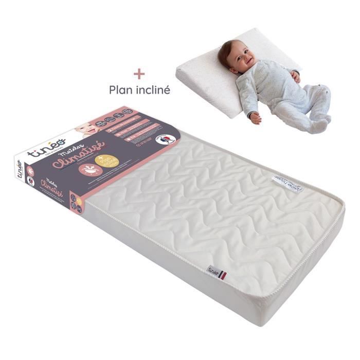 TINEO Air-conditioned mattress 60x120 cm + inclined plane 15 ° (set)