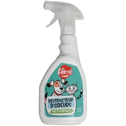 AIME Spray Destruct'odeur animal urine - 500 ml