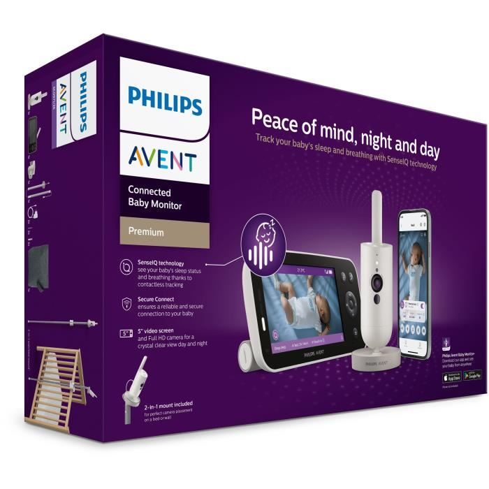 Video baby monitor - PHILIPS AVENT - Premium connected - SCD971/26